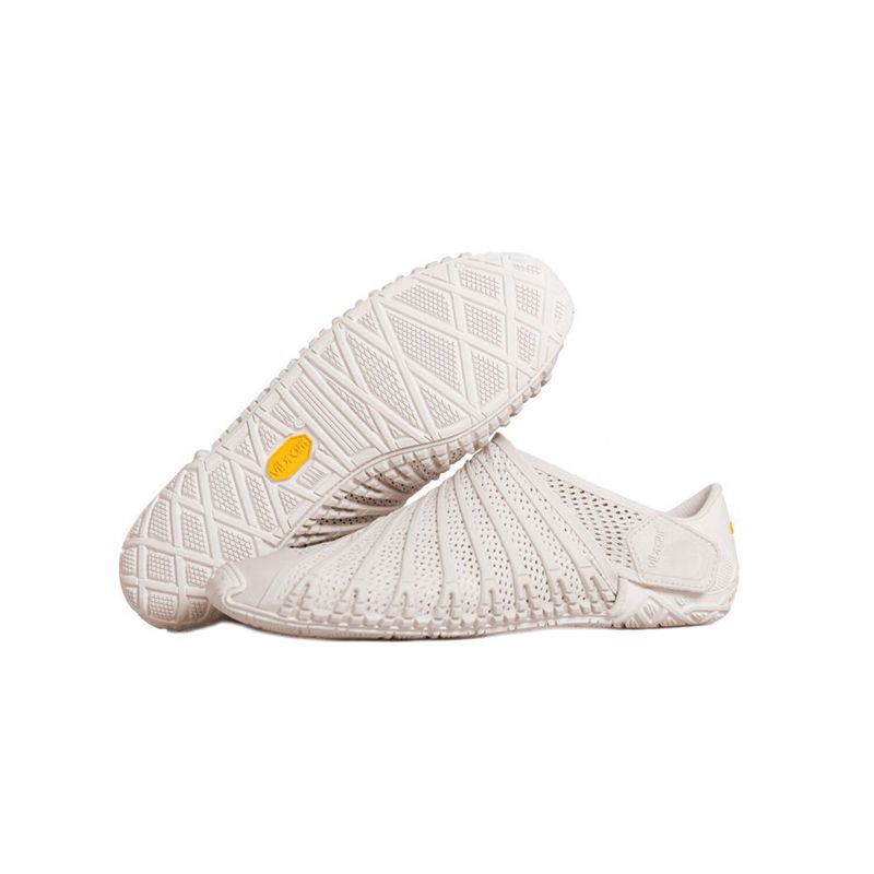 Vibram Furoshiki Knit Low Férfi Cipő - Fehér IPEK648